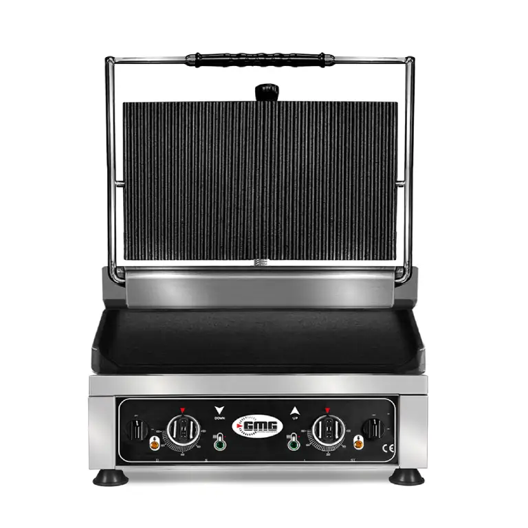 Plancha grill eléctrica KG2745 GDT ranurada/lisa