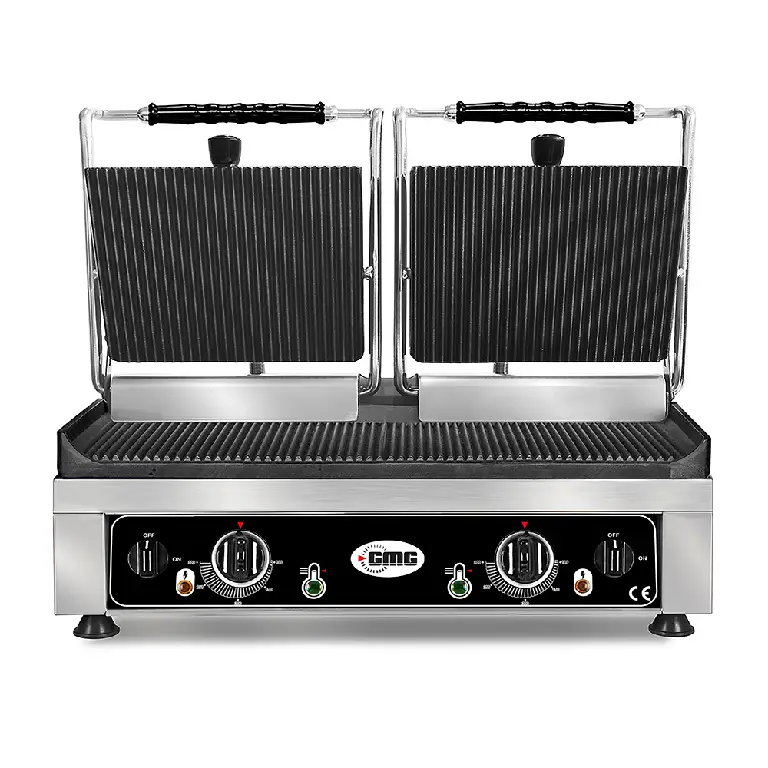 [12192] Plancha grill eléctrica KG5530 DE ranurada+ra/ranurada